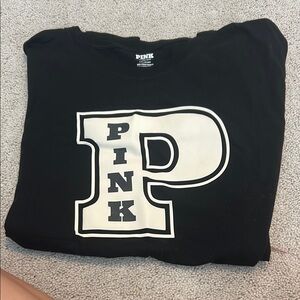 PINK Victoria's Secret Black Tee